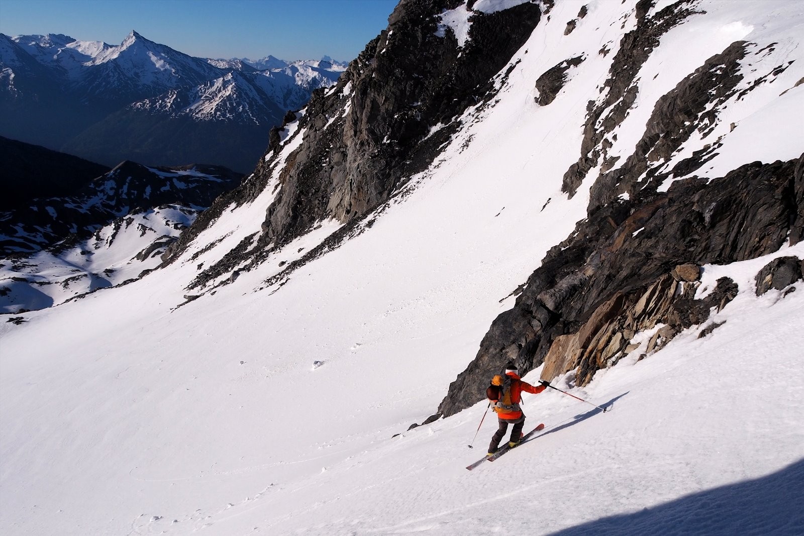 Neige béton en versant Est du Col de Polset.