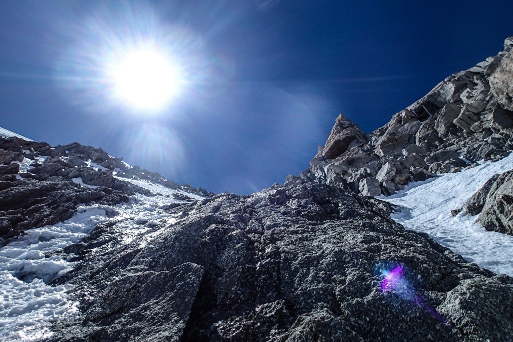 #18 50m sous le col, je chausse ici 50m sous le col, je chausse ici