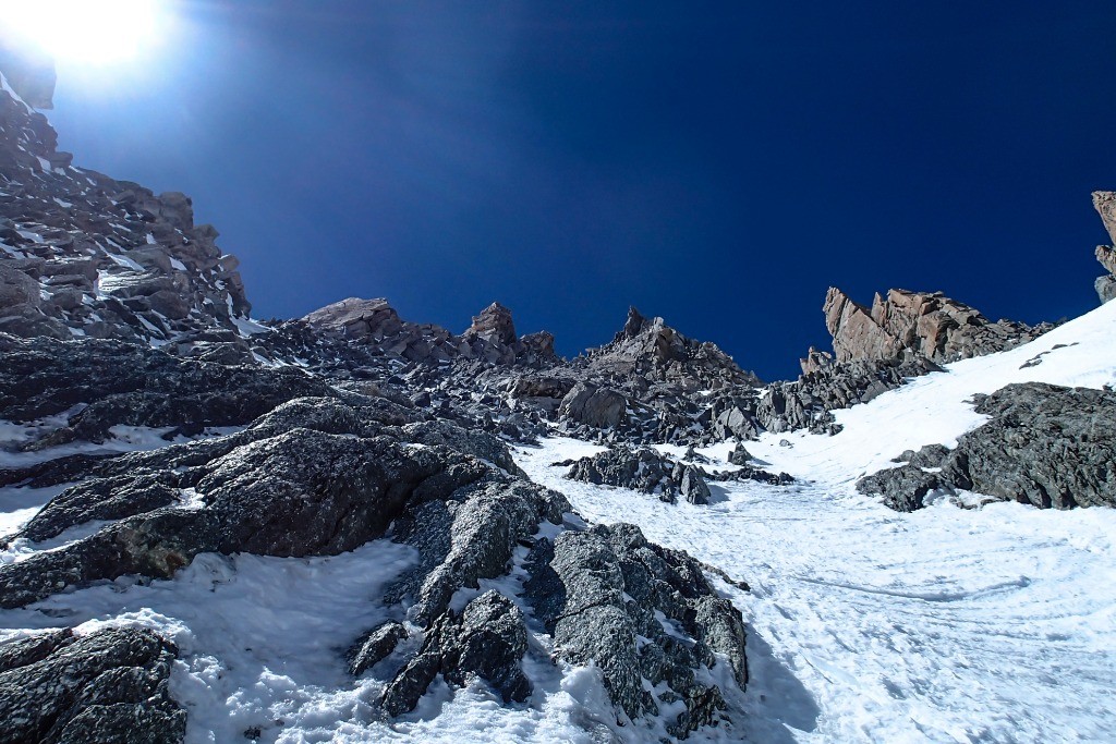 Montée dans le couloir