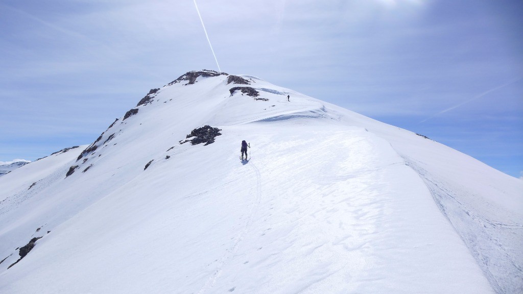 Fin de la montée au Pélaou