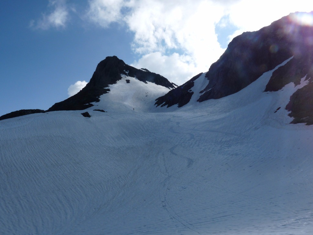 #7 Au dessus du névé de la Grande Pente Au dessus du névé de la Grande Pente