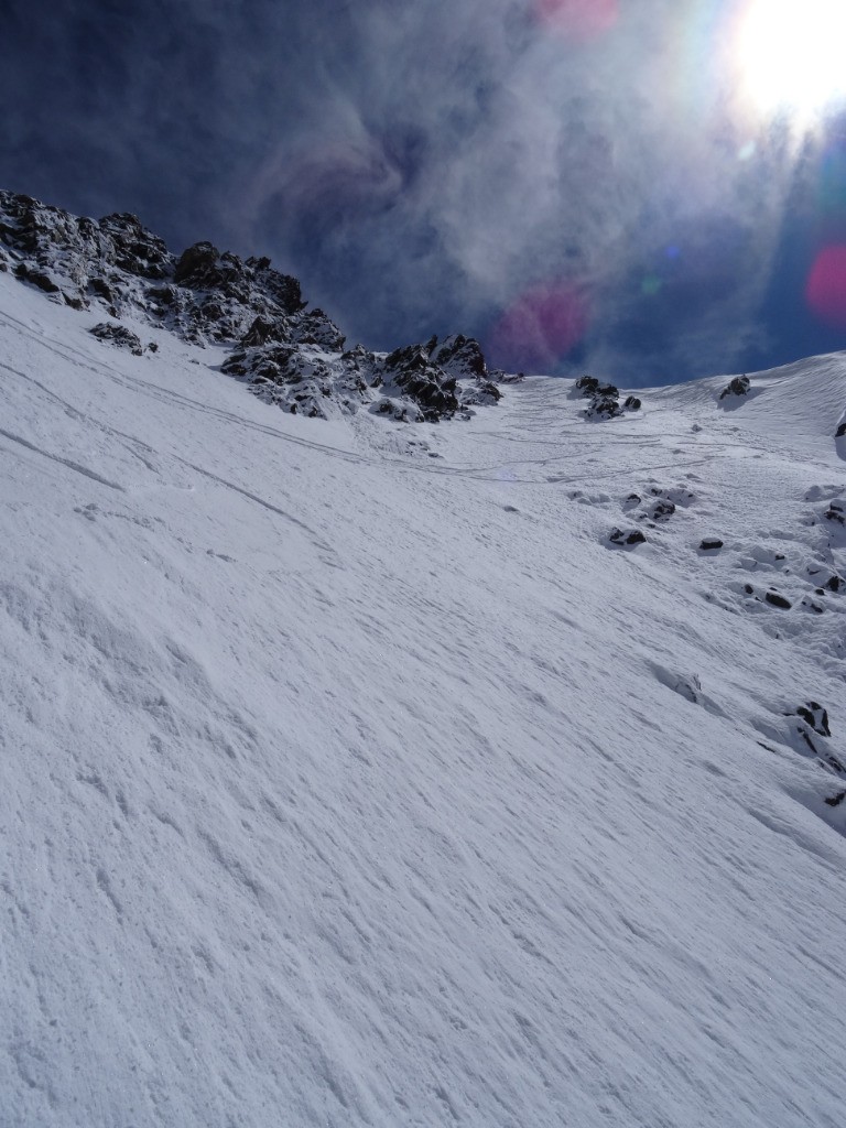 l'écharpe vue d'en bas