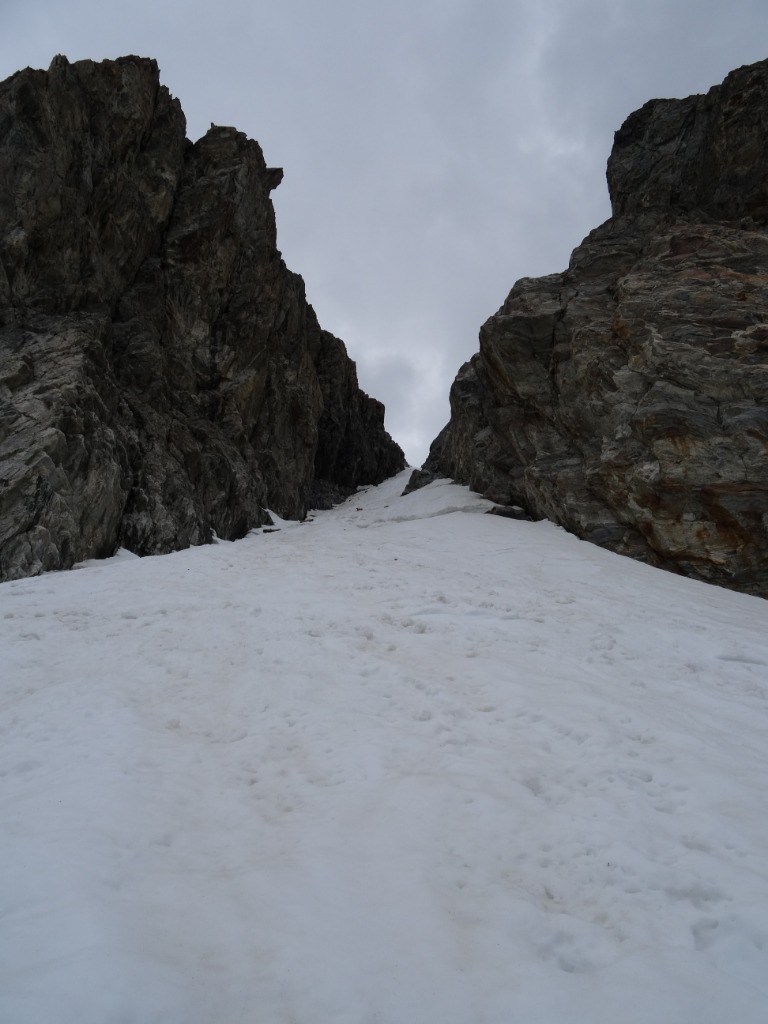 bas du couloir du refuge Q.Sella