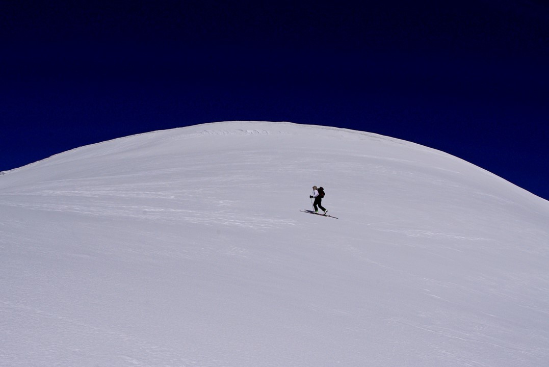 #5 Sous le sommet de la Grande Motte, et sa coupole lunaire. Sous le sommet de la Grande Motte, et sa coupole lunaire.