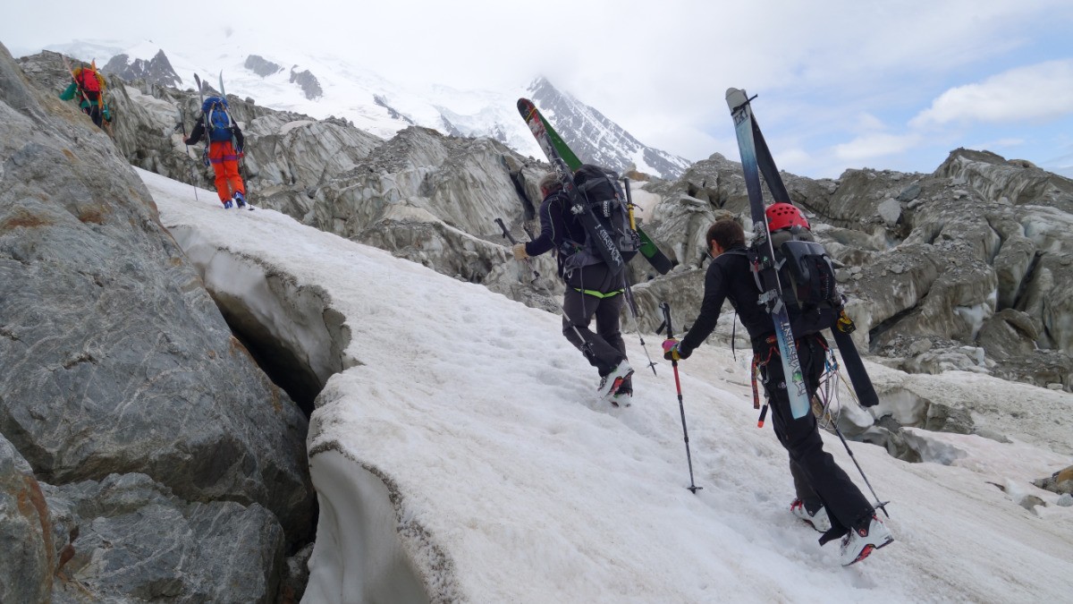 Portage jusqu'à Plan Glacier