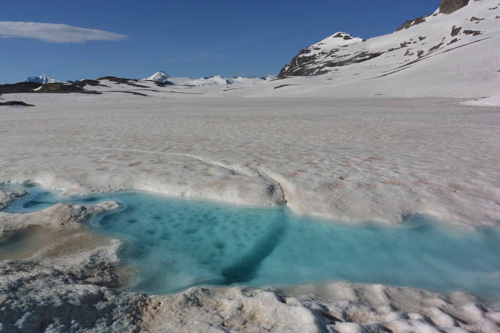 #12 Lac du Montet et traversée réalisée Lac du Montet et traversée réalisée