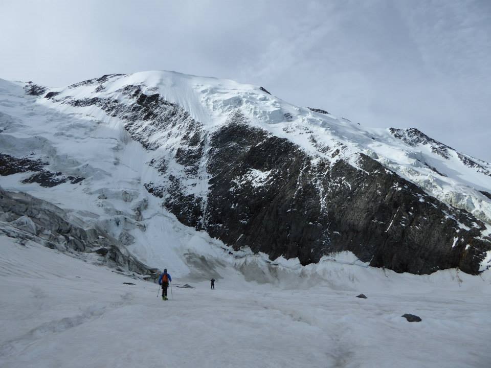 traversée du glacier de Bionnassay