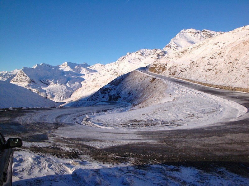 #1 L L'état de la route le matin : pneus hiver conseillés