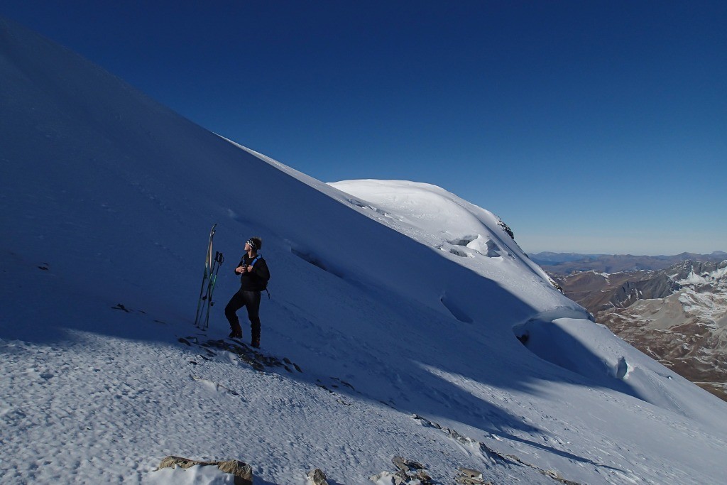 Sur le glacier