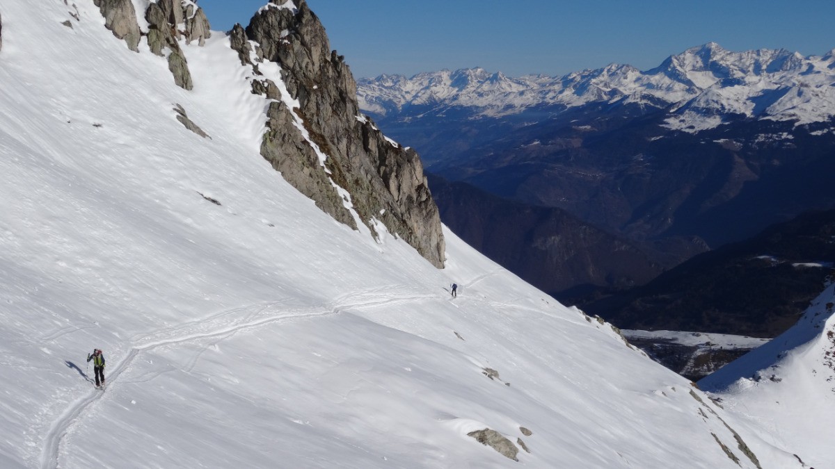 #14 traversée depuis le col des Aiguillons traversée depuis le col des Aiguillons
