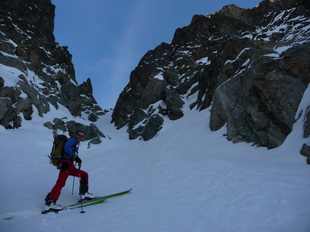 Brèche Reynier, si je savais ce qui m'attendait après avoir ôté les skis...