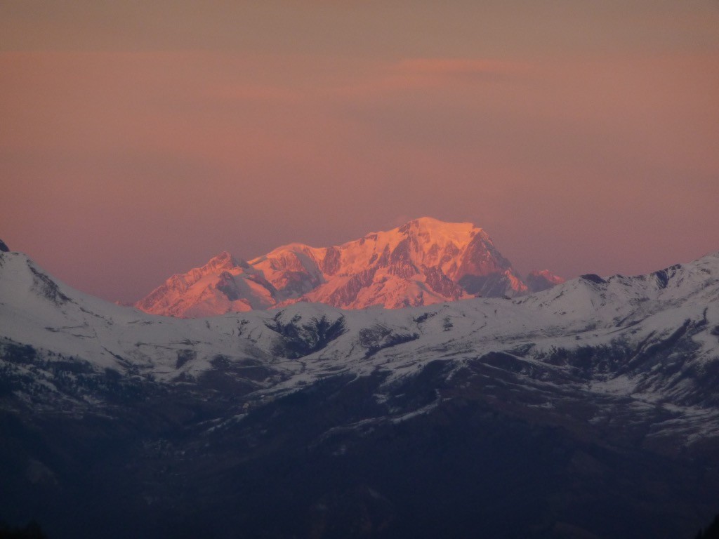 Le Mont Blanc s'éteint...