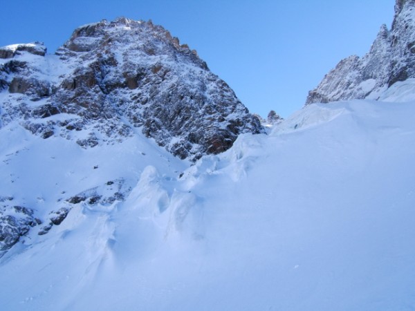 #1 glacier de coste rouge : les seracs du glacier en remontant le cone glacier de coste rouge : les seracs du glacier en remontant le cone