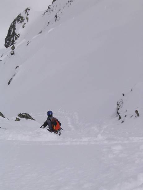 #3 Début de la descente : A l Début de la descente : A l'attaque de la descente entre les cailloux