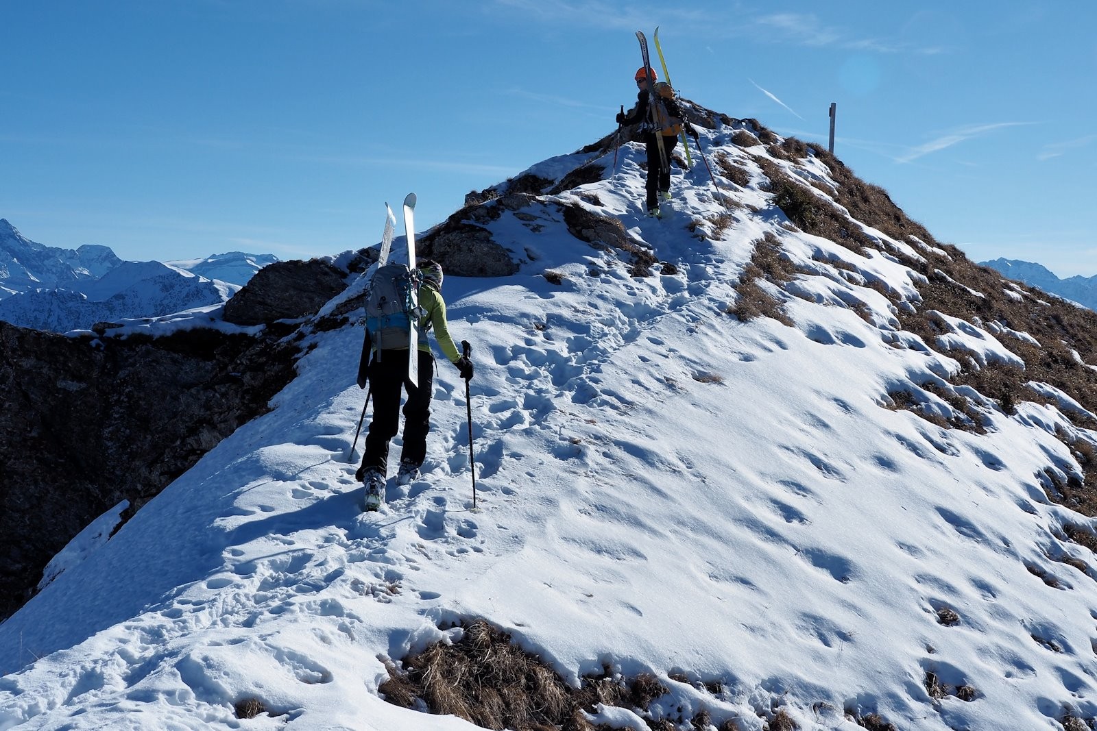 Quermoz (2297 m), le sommet.
