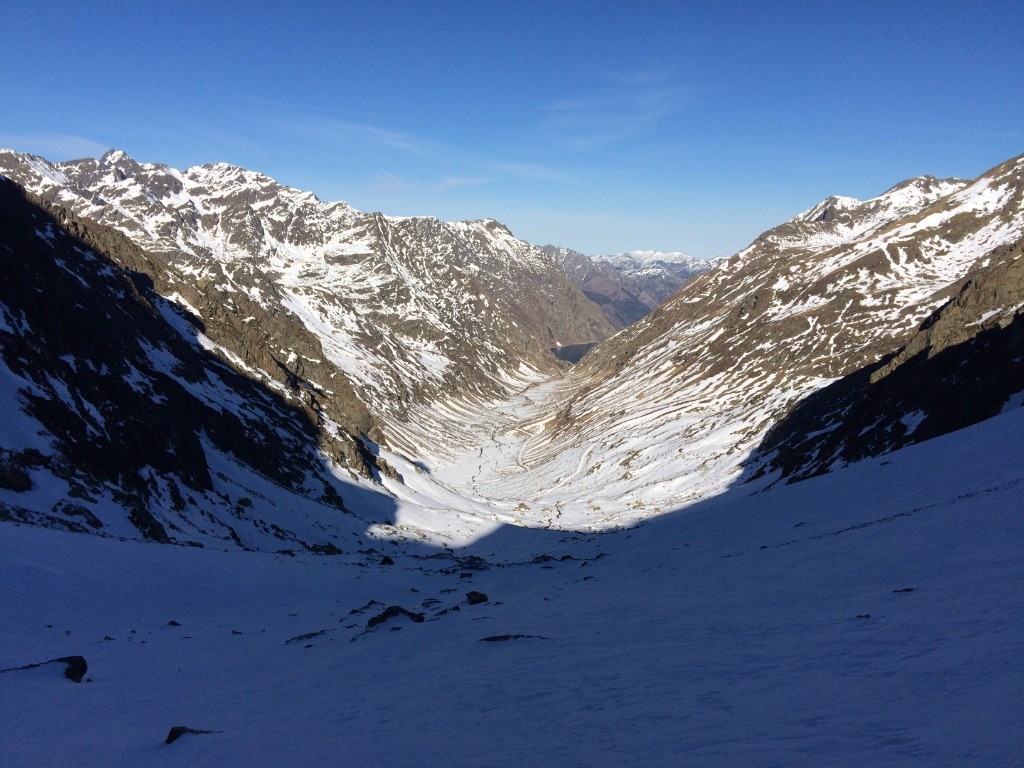 La vallée de Soulcem vue depuis le vallon.