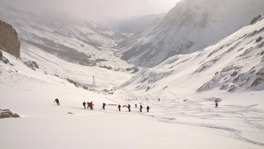 #9 Le groupe "débutant" suivent nos traces (seconde montée) Le groupe \