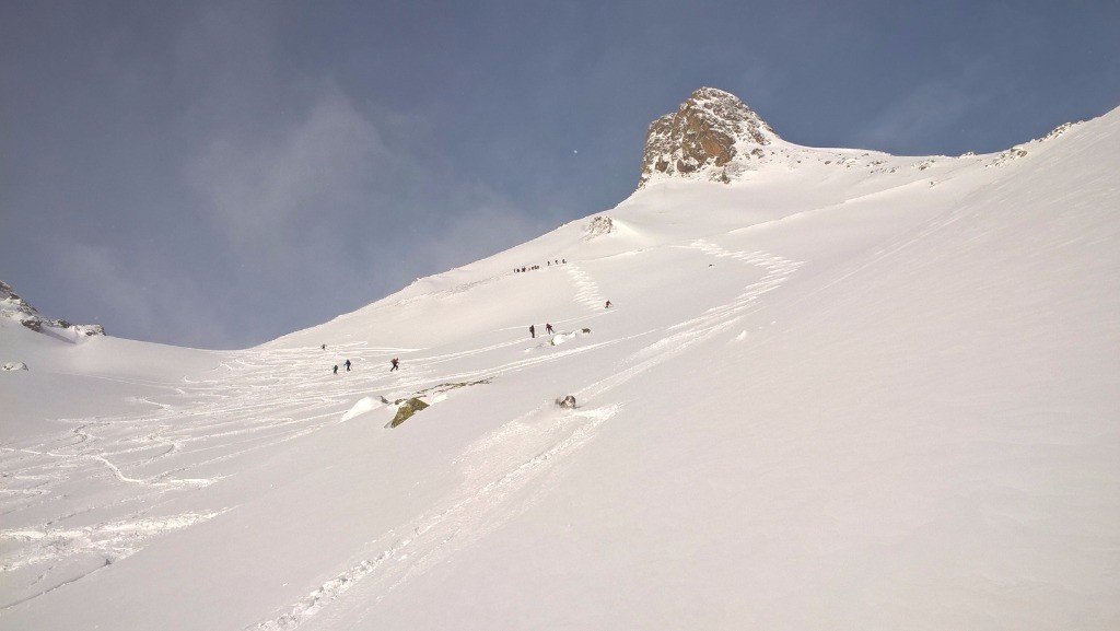 #10 Seconde descente : ma trace est à droite Seconde descente : ma trace est à droite