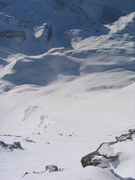 #2 Coté Sud : Vue du sommet sur la face Sud du dôme Coté Sud : Vue du sommet sur la face Sud du dôme
