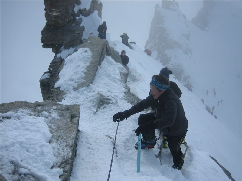 Sommet Grand Paradis : Allez Laurence !