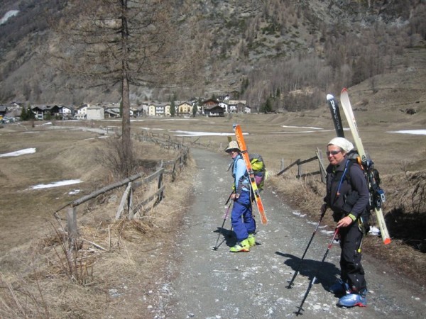 Descente du Col Teleccio : Et c'est fini !