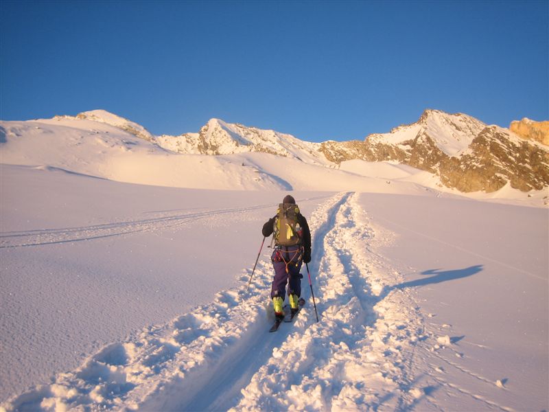 Départ : Départ du refuge Sella