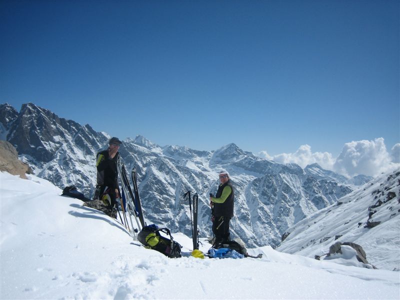 Col dei Becchio : Avant la descente sur le refuge Pontese