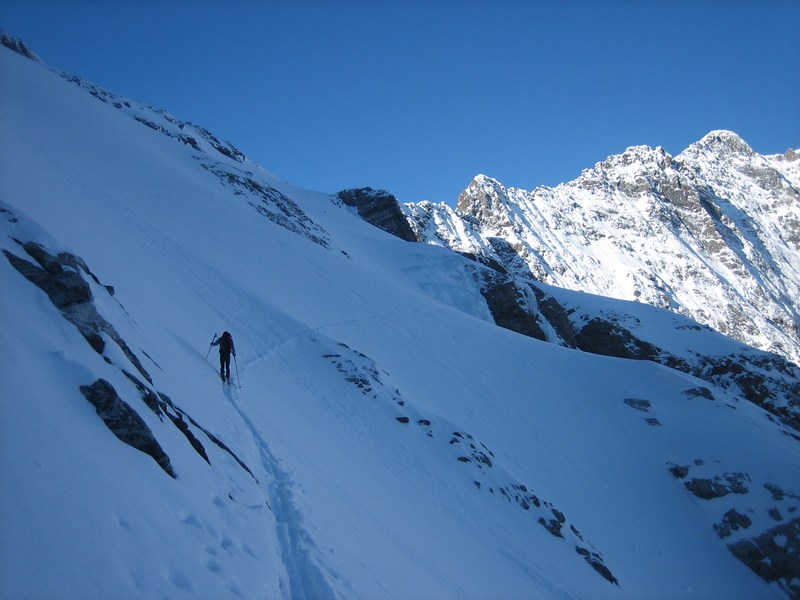 #2 sur le glacier de la Muande : Nico a la trace sur le glacier de la Muande : Nico a la trace
