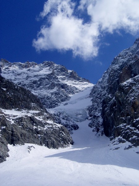 #15 La languette du glacier : Le Glacier de Roche Faurio et sa languette glaciaire La languette du glacier : Le Glacier de Roche Faurio et sa languette glaciaire