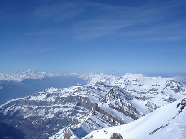 #6 Rinderhorn : Rinderhorn et Mt Blanc au fond à gauche Rinderhorn : Rinderhorn et Mt Blanc au fond à gauche
