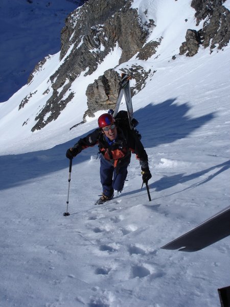 #3 Dans la Face S : Vincent dans le milieu de la face S Dans la Face S : Vincent dans le milieu de la face S