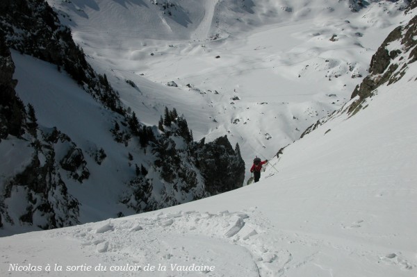 #4 Pointe de Vaudaine : Nico en plein effort Pointe de Vaudaine : Nico en plein effort