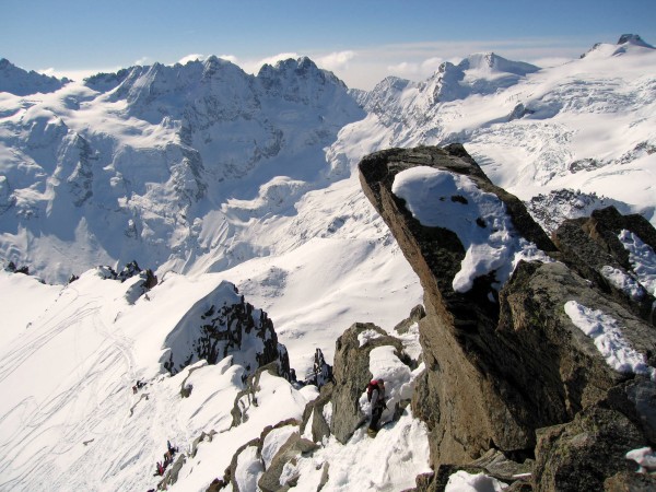#4 Montée au sommet : Véro monte sous le sommet. Montée au sommet : Véro monte sous le sommet.