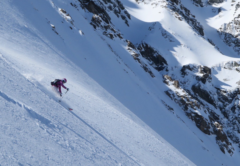 Mathilde nous fait du grand Ski 