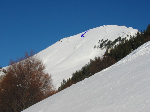#7 Face Ouest du Grd Colombier : Vue sur la face ouest du grand colombier depuis les chalets de la Bottière Face Ouest du Grd Colombier : Vue sur la face ouest du grand colombier depuis les chalets de la Bottière