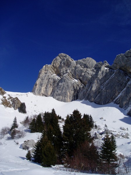 #3 Combe de Pissevache : la combe de Pissevache qui permet d Combe de Pissevache : la combe de Pissevache qui permet d'accéder à l'épaule par le sud