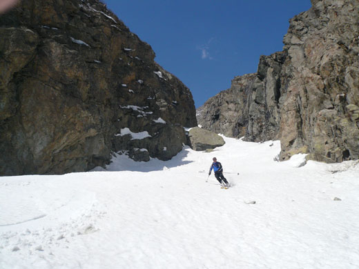 #5 Cros d Cros d'Aréna : Petit canyon ludique, mais peu skiable dans les conditions nivo du jour