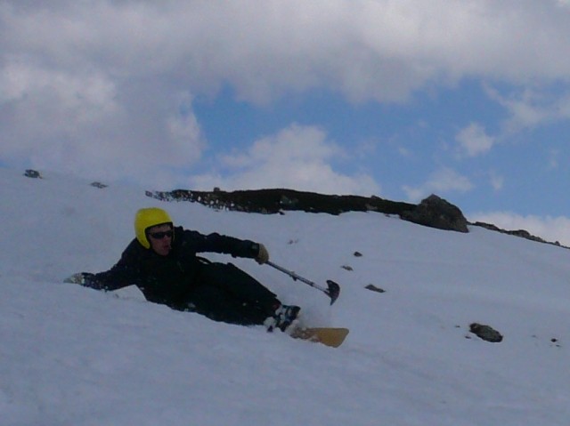 Bob extrem carving : Ben voilà Nat y'a plus qu'à affuter et farter le bob...