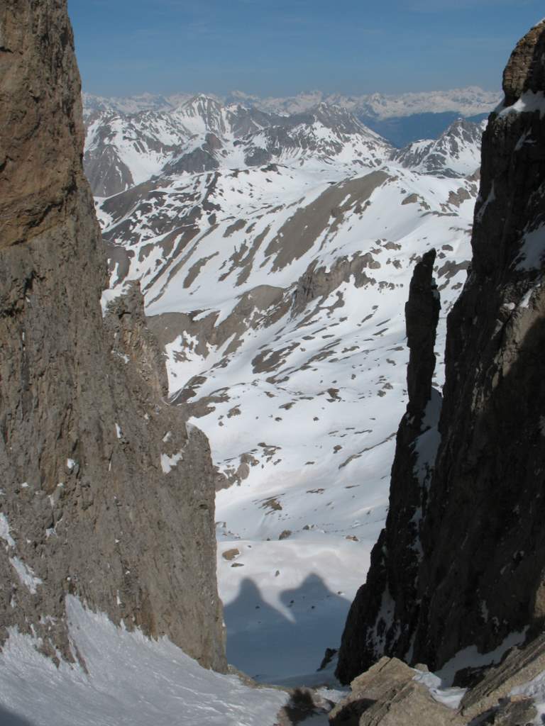 Couloir Nord : Départ du couloir Nord