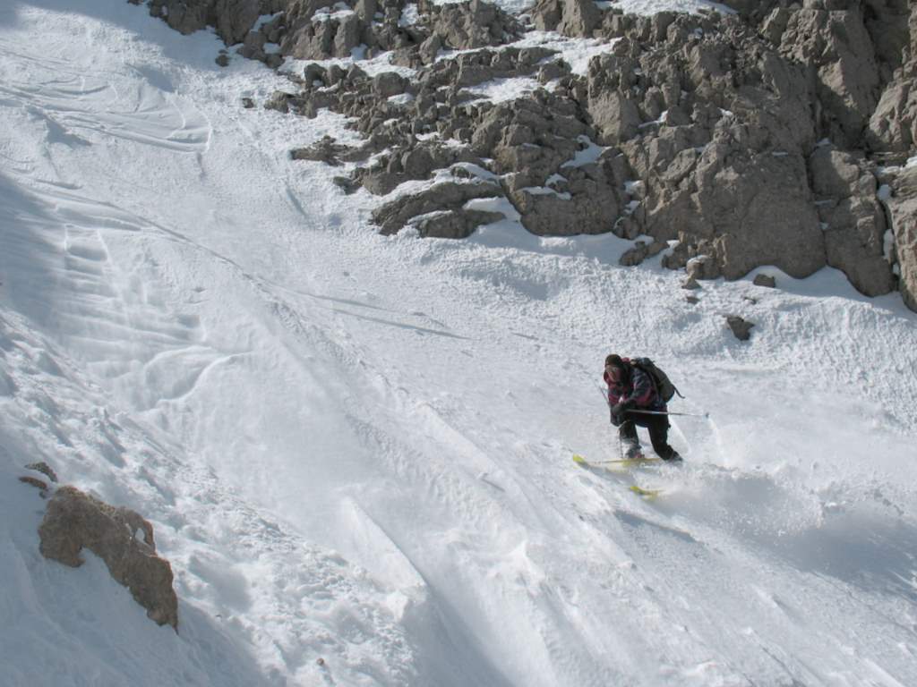 Couloir Nord : Les premiers virages