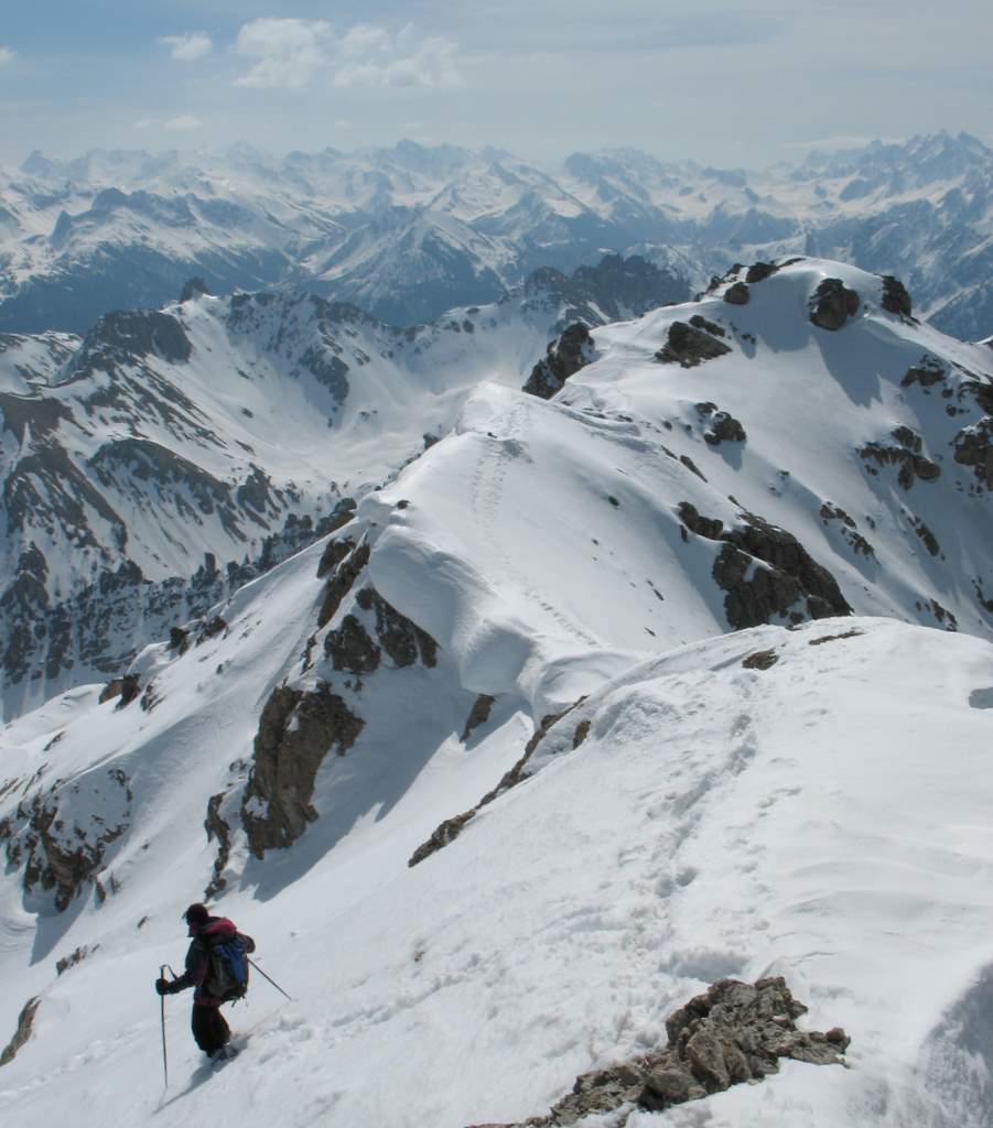 Corniches : L'arête qui relie le Béal Traversier et le Béal Céveilhan