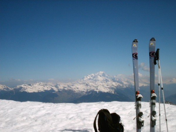 Mt Blanc vu du sommet : Un aperçu du magnifique 360°