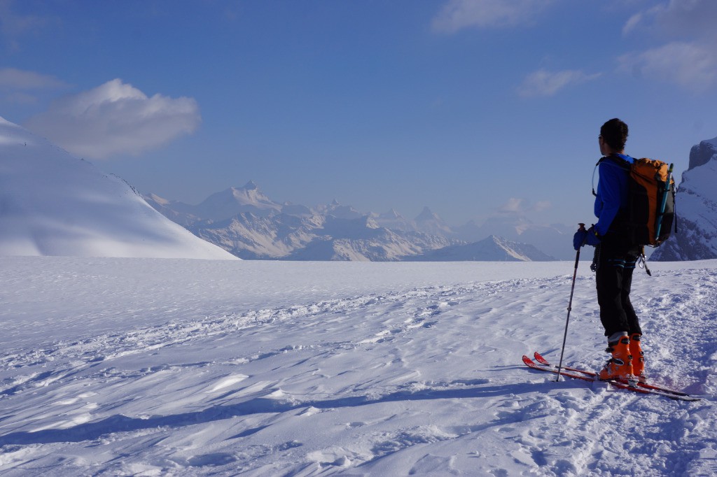 Panorama imprenable sur le Valais.