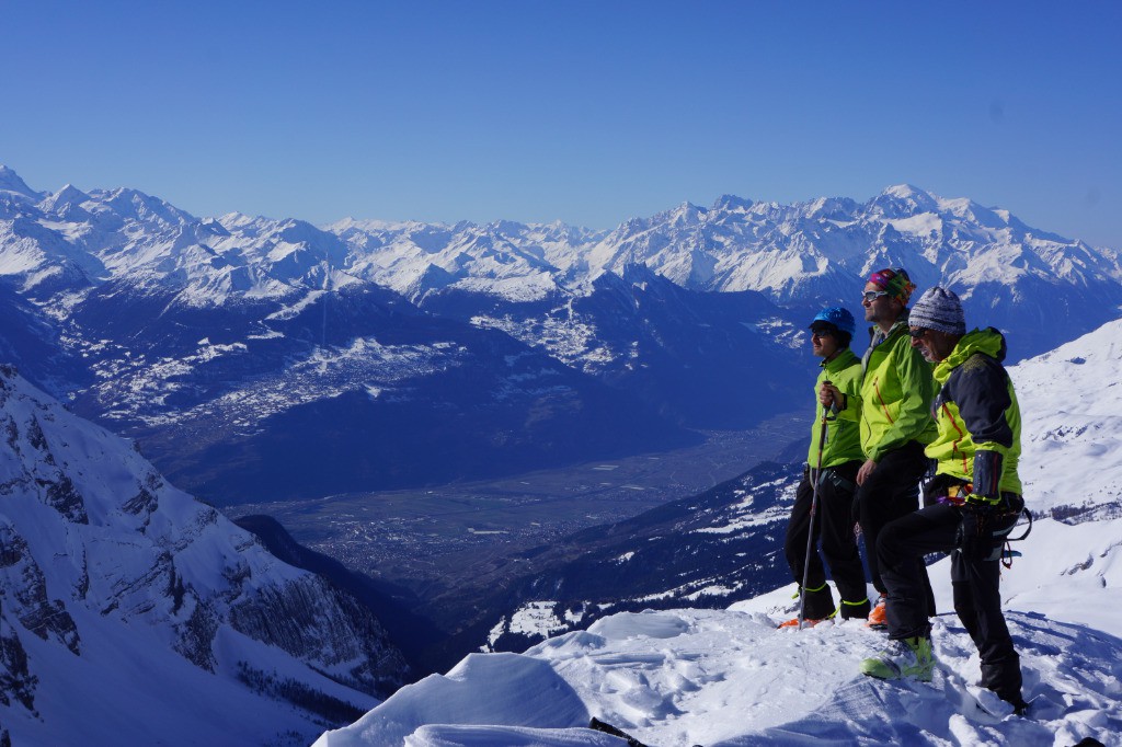 Sommet du col des 
Audannes.
