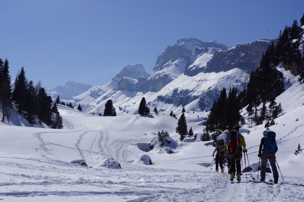 Longue remontée vers lammerenhutte