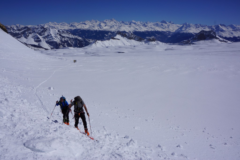 C'est la fin: sortie du glacier des Diablerets.