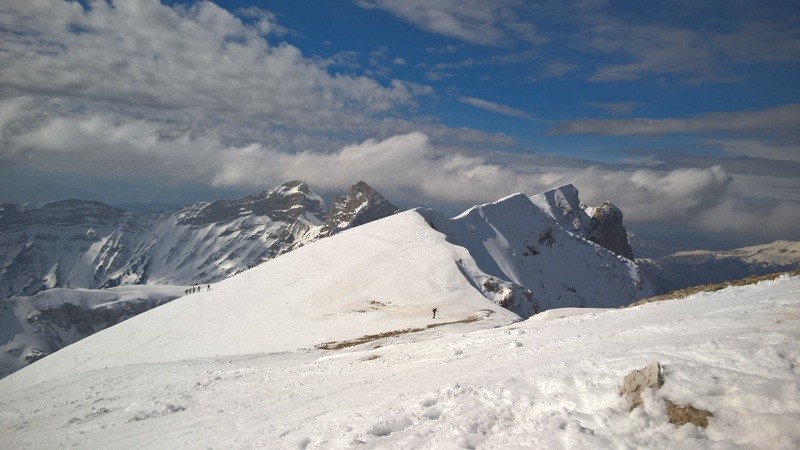 Sophie arrive au pt: 2379m