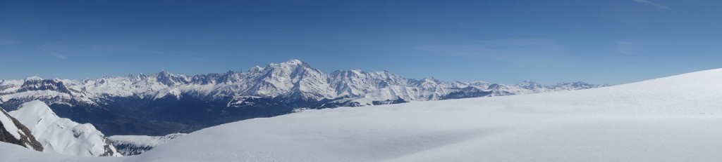 Panorama Mt Blanc