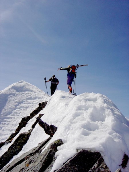 #2 Pic du loup : sur l Pic du loup : sur l'arête finale.