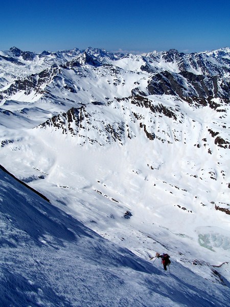 #6 Dans le haut de la face : Papa en termine avec la montée Dans le haut de la face : Papa en termine avec la montée